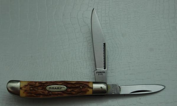 Sharp with Brown Jigged Synthetic Covers In Excellent Condition (901)