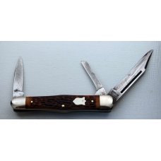 Camillus with Brown Jigged Delrin Covers In Very Good Condition (917)