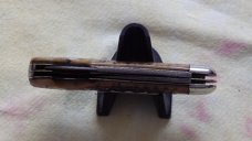 Easy Opener Jack Knife Clipper Knife Co. 1900-1920 Brown Jigged Bone Handles