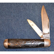 Queen City #10 Heavy Jack - Black Composite Jigged Handles - INV#8