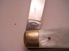 Fight'n Rooster Buster Pearl Texas Jack Knife 