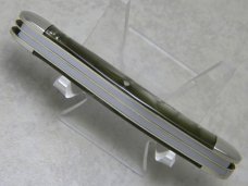 Bulldog Brand Germany Green Pearl "Pit Bulls Trade Mark" Stockman Knife - Banner Shield