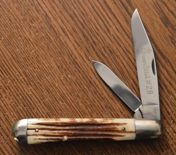 Queen 28 English Jack 4 1/2" Winterbottom Bone 1961-71 Queen 28 English Jack 4 1/2" Winterbottom Bone 1961-71