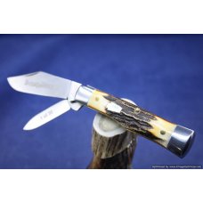 Schatt & Morgan #40 Genuine Torched Stag Gunstock 1 of 30. #1074