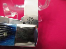 Case XX 2001 Blue Bone Trapper  Pattern # 6254 SS