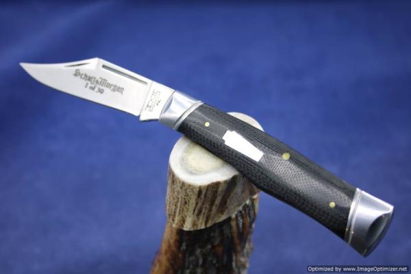 Schatt & Morgan #40 Gunstock---Genuine Pearl Shield---1 of 30.   #1717