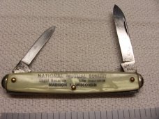 Camco - Advertising  Small Equal End Pen Knife - Imitation Pearl  Handles - Circa 1948-1960's