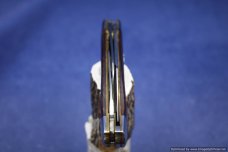 Schatt & Morgan #49 Maroon Micarta Large Stockman.   #1737