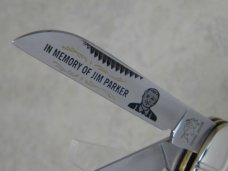 Bulldog Brand Solingen Germany "In Memory of Jim Parker" Pearl Large Congress Knife c.2006
