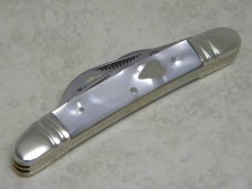 Bulldog Brand Solingen Germany "In Memory of Jim Parker" Pearl Large Congress Knife c.2006