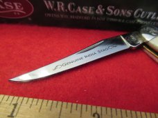 Case XX 2006  First Run Stag Tiny Texas Toothpick Pattern # 510096 SS 