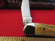Case XX 2006  First Run Stag Tiny Texas Toothpick Pattern # 510096 SS 
