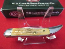 Case XX 2006  First Run Stag Tiny Texas Toothpick Pattern # 510096 SS 