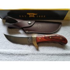 Buck 401RWS Kalinga knife with brown leather sheath. NIB. FREE SHIPPING
