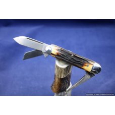 Tuna Valley Cutlery Burnt Stag Cattleman. #564