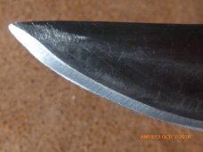 MONARCH 2151 Made in JAPAN FIXED BLADE KNIFE - 9" with leather sheath 