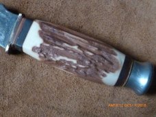 MONARCH 2151 Made in JAPAN FIXED BLADE KNIFE - 9" with leather sheath 