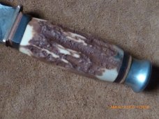MONARCH 2151 Made in JAPAN FIXED BLADE KNIFE - 9" with leather sheath 