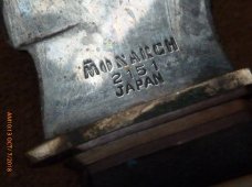 MONARCH 2151 Made in JAPAN FIXED BLADE KNIFE - 9" with leather sheath 