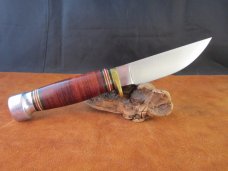 SOLD Marbles USA Plainsman Knife 80502 Leather/Al handle 11-30