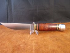 SOLD Marbles USA Plainsman Knife 80502 Leather/Al handle 11-30
