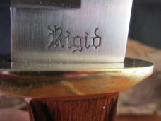 SOLD Big Bowie: 1970-1980's Rigid Bowie Knife RG 46 by Tak Fukuta, Seki, Japan 1-19