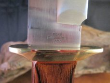 SOLD Big Bowie: 1970-1980's Rigid Bowie Knife RG 46 by Tak Fukuta, Seki, Japan 1-19