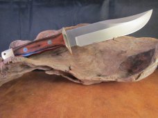 SOLD Big Bowie: 1970-1980's Rigid Bowie Knife RG 46 by Tak Fukuta, Seki, Japan 1-19