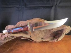SOLD Big Bowie: 1970-1980's Rigid Bowie Knife RG 46 by Tak Fukuta, Seki, Japan 1-19