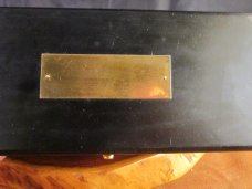  SOLD G96 Jet Aer Corp. Lock Back Saw Trapper Hunter Rosewood 3080 in Presentation Case