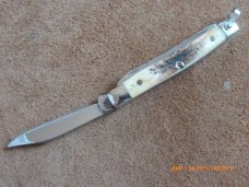 CASE XX 5233RSC SS STAG PEN FOLDING KNIFE - MINT