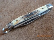 CASE XX 5233RSC SS STAG PEN FOLDING KNIFE - MINT