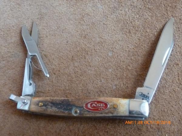 CASE XX 5233RSC SS STAG PEN FOLDING KNIFE - MINT CASE XX 5233RSC SS STAG PEN FOLDING KNIFE - MINT