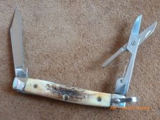 CASE XX 5233RSC SS STAG PEN FOLDING KNIFE - MINT