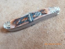 FROST 35TH ANNIVERSARY PEANUT 35-107TRB FOLDING KNIFE - MINT