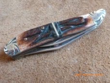 FROST 35TH ANNIVERSARY PEANUT 35-107TRB FOLDING KNIFE - MINT