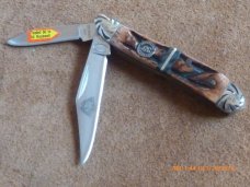 FROST 35TH ANNIVERSARY PEANUT 35-107TRB FOLDING KNIFE - MINT