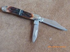 FROST 35TH ANNIVERSARY PEANUT 35-107TRB FOLDING KNIFE - MINT