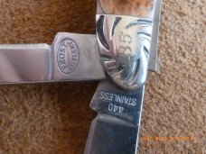 FROST 35TH ANNIVERSARY PEANUT 35-107TRB FOLDING KNIFE - MINT