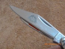 FROST 35TH ANNIVERSARY PEANUT 35-107TRB FOLDING KNIFE - MINT