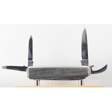C. Bertram 6-Blade 2 7/8" Long Multitool Knife In Excellent Condition w/Stainless Steel Covers (942)