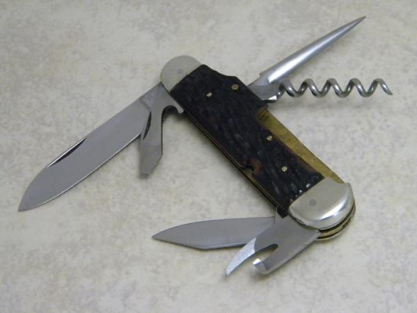 Jowika Solingen Germany Bone Sportsman's Scout / Camp / Utility Knife
