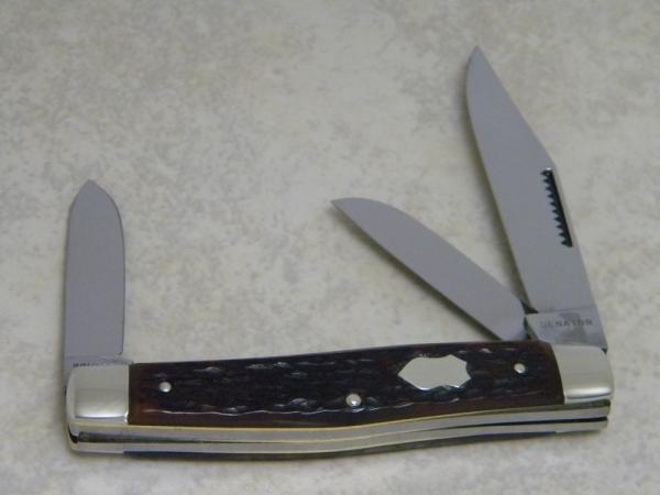 Senator Solingen Germany Bone Medium Stockman Knife