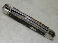 Western USA Stainless Delrin S-742 Large Stockman Knife