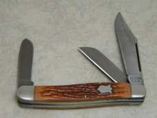 Western USA Stainless Delrin W338 Large Stockman Knife