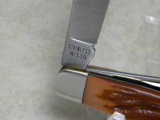 Western USA Stainless Delrin W338 Large Stockman Knife