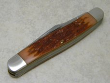 Western USA Stainless Delrin W338 Large Stockman Knife
