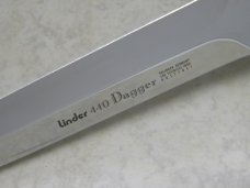 Linder Solingen Germany Genuine Stag 440 Stainless INOX Rostfrei Dagger Fixed Blade Sheath Knife