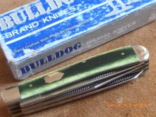 BULLDOG SOLINGEN GERMANY 1998 HAND MADE 3 BLADE FOLDING KNIFE - MINT