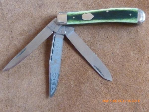 BULLDOG SOLINGEN GERMANY 1998 HAND MADE 3 BLADE FOLDING KNIFE - MINT BULLDOG SOLINGEN GERMANY 1998 HAND MADE 3 BLADE FOLDING KNIFE - MINT